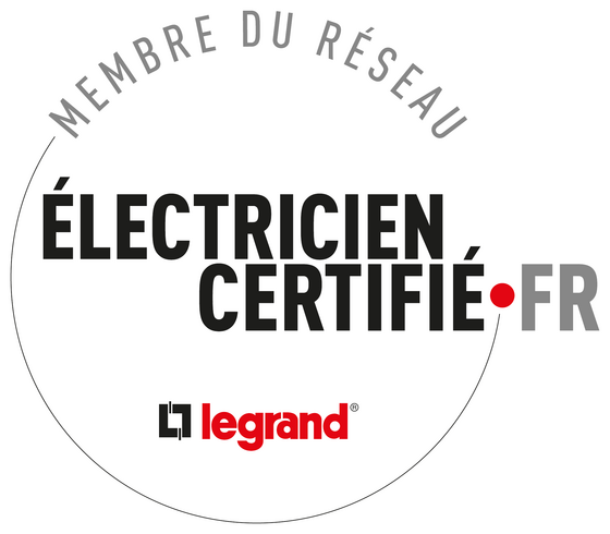 Électricien Certifié, membre du réseau Legrand